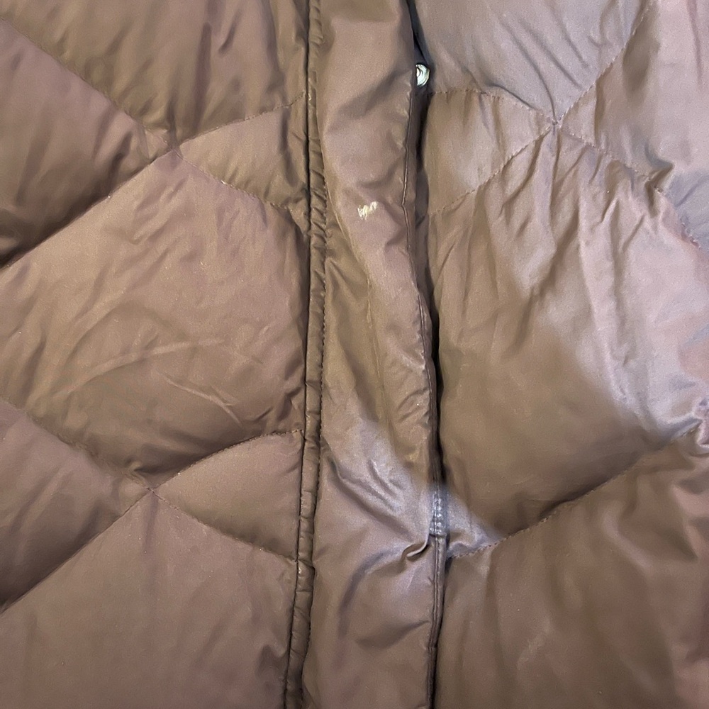 Purple North face MISS METRO PARKA down coat jacket - Size medium - Picture 5 of 6